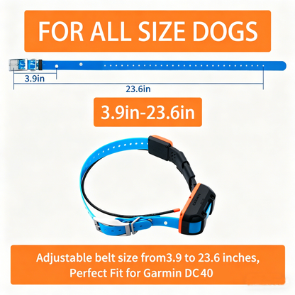 2 Garmin DC40 Dog Collar Strap Replacement Nylon Collar Belt
