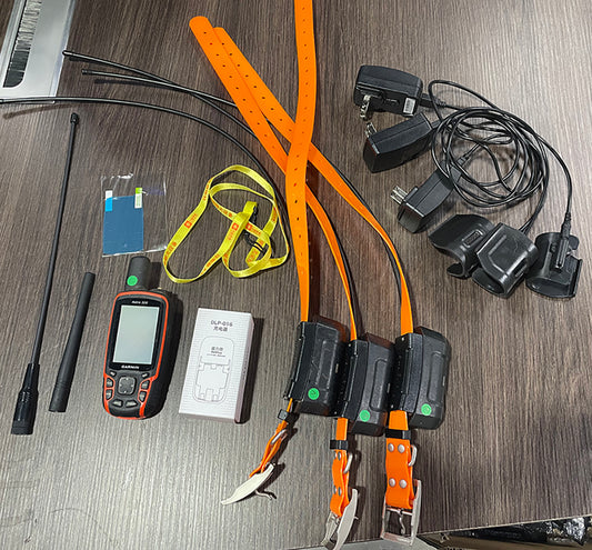 Used Garmin Astro 320 GPS Handheld with Three DC40 Dog Collars