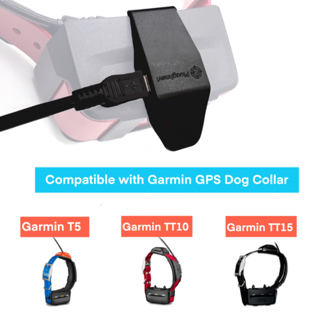 Ploughnavi Charging Clip with Cable Replacement for Garmin TT15 TT10 T5 T5X TT15X