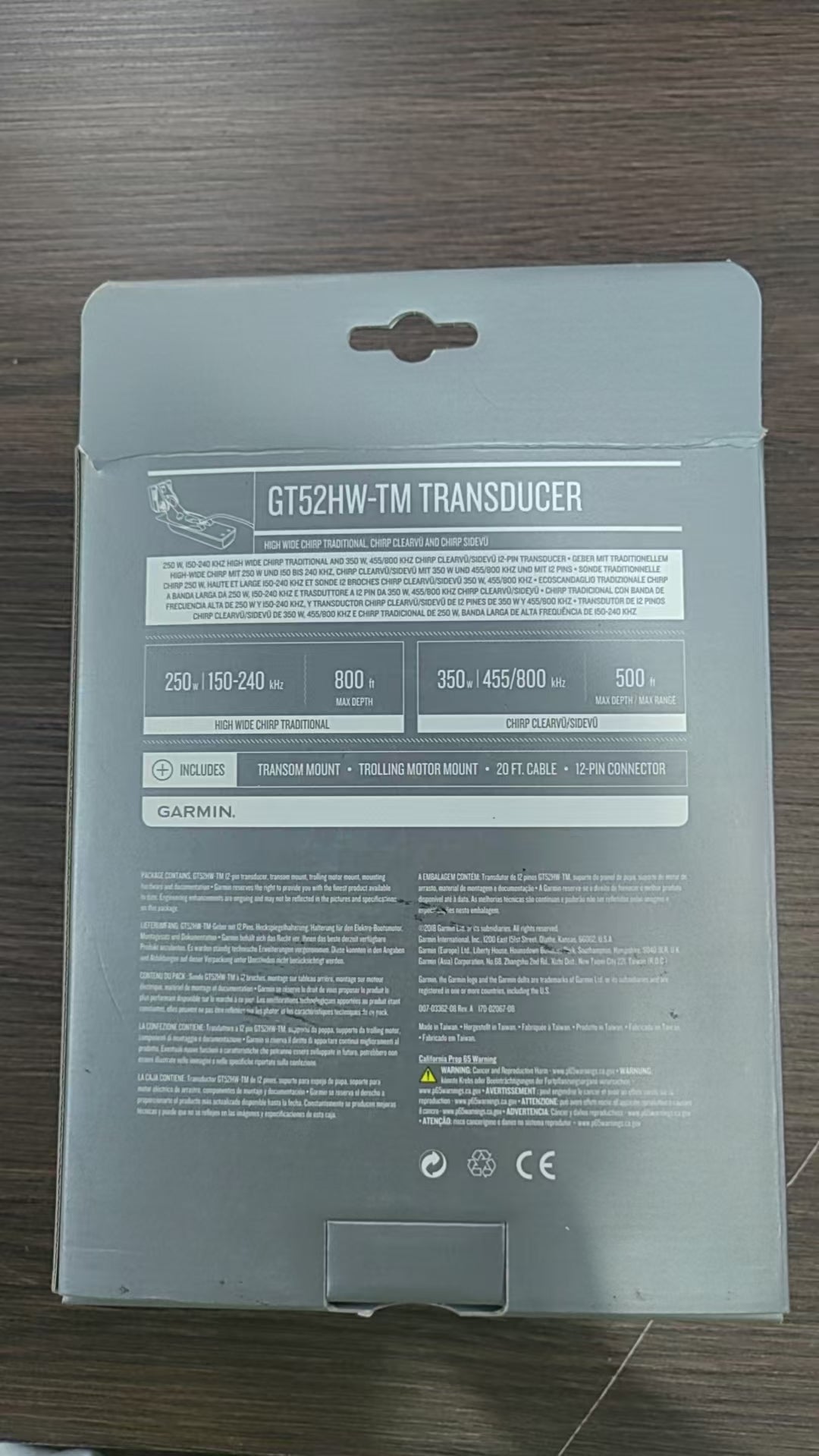 Garmin GT52HW-TM Transducer