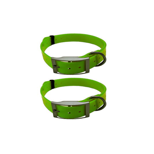 2 D-Buckle Nylon Dog Collar Strap for Garmin DC50 T5 TT10 TT15 T20 TT25